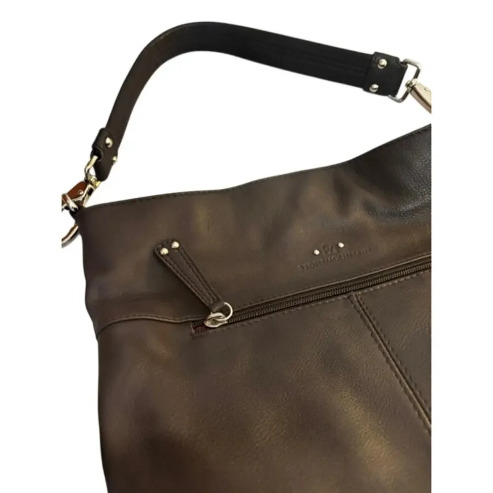 Women’s Black Stone Mountain Shoulder Purse
